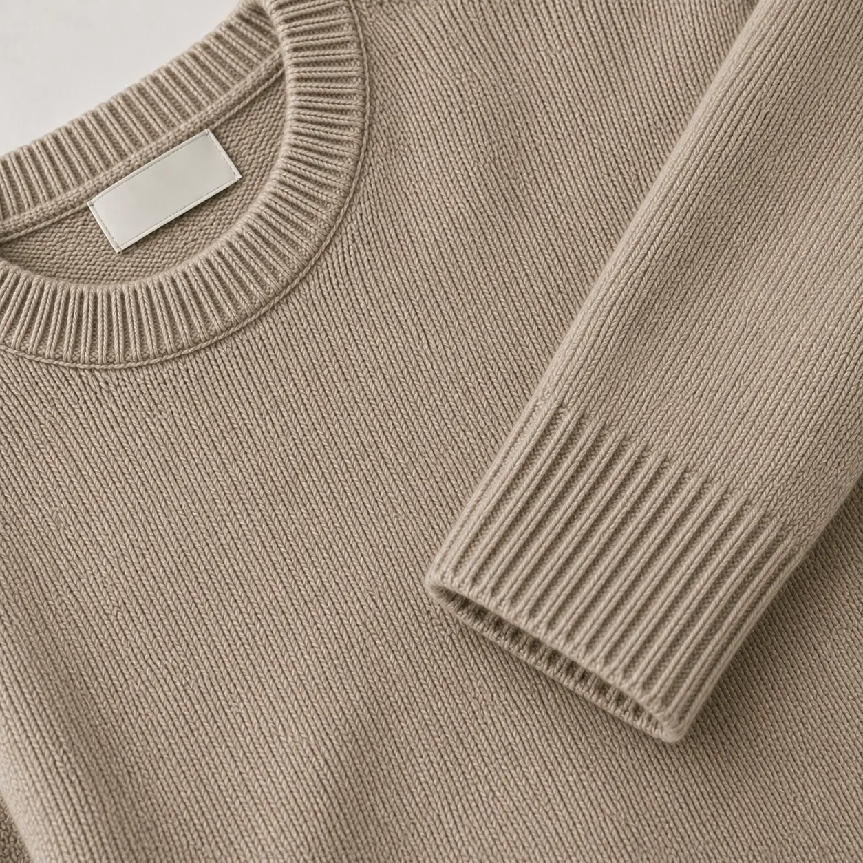 Classic Knit Sweater Closeup