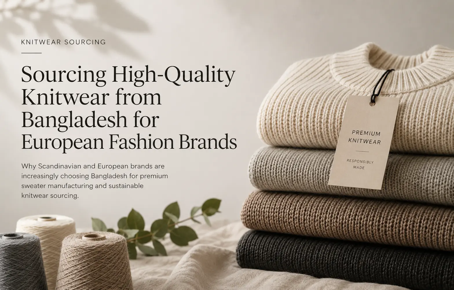 Premium knitwear manufacturing in Bangladesh